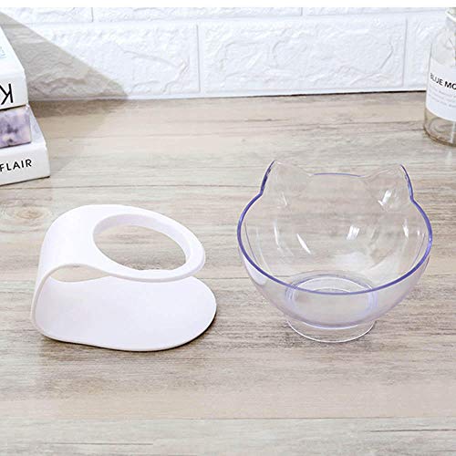 Gulunmun Fressnäpfe Für Hunde Fressnäpfe Für Katzen New One Dual Port Hund Wasserspender Feeder Utensilien Bowl Cat Kitten Trinkbrunnen Futternapf Pet Bowl Waren Supplies @ White von Gulunmun