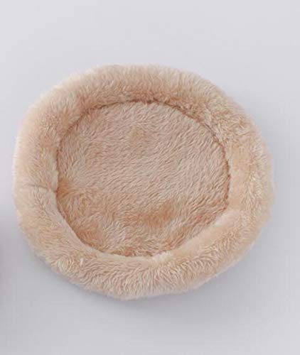 Gulunmun Hamster Nest Pad Samt Warmes Haustier Nest Baumwollkissen Hamster Igel Chinchilla Kaninchen Haustier Bett 5 Farben S/L Haustierbedarf-beige_S von Gulunmun