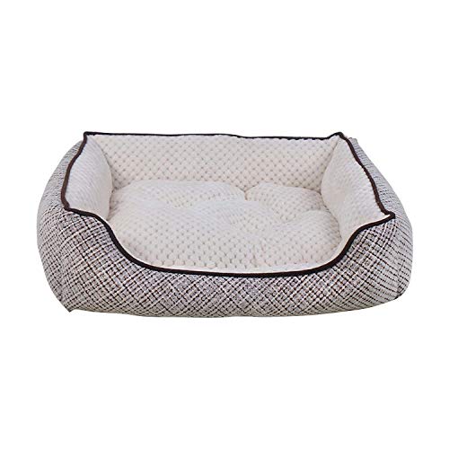 Gulunmun Haustier Hundebett Warming Dog House Weiche Material Baumwolle Hundekörbe Herbst und Winter Warm Kennel Für Cat Puppy von Gulunmun