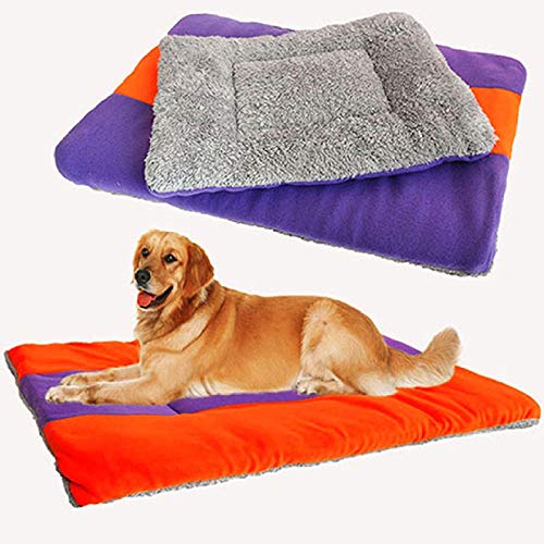 Gulunmun Haustier Nest Hund Katze Welpe Katze Haus Decke Weiche Winter Warme Auflage Kissen Matte Bequemes Hundebett Sofa für Kleine Große Hunde 5 Size M-3 von Gulunmun