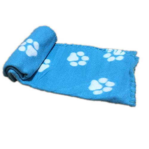 Gulunmun Haustierdecke Hund Katze Bettmatte Schlafmatratze Klein Mittelgroße Hunde Katzen Klimaanlage Kissenbezug Handtuch Pet-Blue_70x60cm von Gulunmun