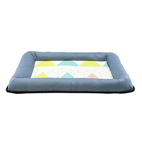 Gulunmun Hundebett Matratze Wasserdicht Pet Matratze Zwinger Mat Nest Pet Nackenrolle Bett-Gray_M von Gulunmun