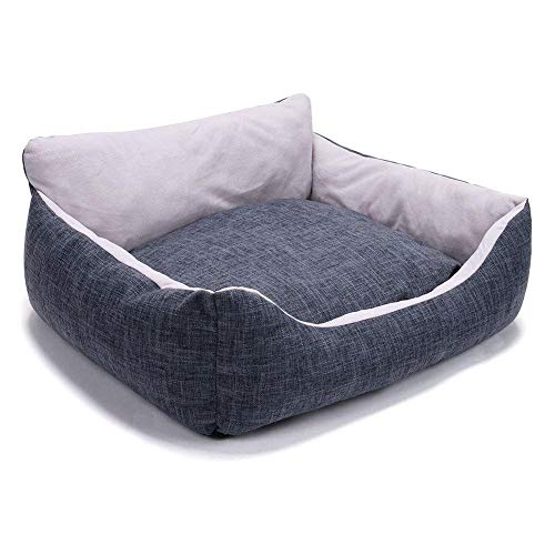 Gulunmun Hundehütte für kleine und mittelgroße Hunde Katze Zwinger tief schlafen pet Zwinger warme und waschbar-Gray_52cm von Gulunmun