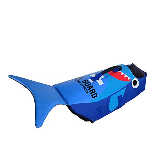 Gulunmun New Pet Life Weste Summer Dog Harness Schwimmjacke Cosplay Shark Sicherheitswesten Kleidung Aqua Dog Doggy Surfing Swimwear-Shark M. von Gulunmun