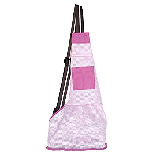 Gulunmun Pet Carrier Bag Slings Atmungsaktive Tragetasche für Hunde Umhängetasche für kleine Hunde Welpen Katzen ReisetascheTote-Pink S von Gulunmun