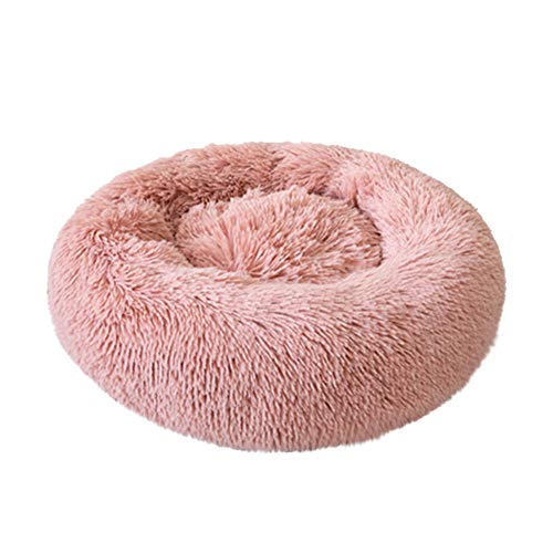 Gulunmun Pet House Hundebett Komfortable Plüsch Zwinger Hunde Haustierstreu Tiefschlaf PV Katzenstreu Schlafsofa Haustiere Beds-Pink_XL__ von Gulunmun