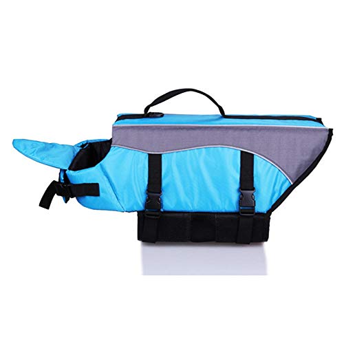 Gulunmun Regenjacken Für Hunde Pet Life Vest Hundebadebekleidung Pet Safety Badeanzug Dog Swimming Pet Dog Schwimmweste Pet Life Jacket Sicherheitskleidung Für Hunde @ Blue_XL von Gulunmun