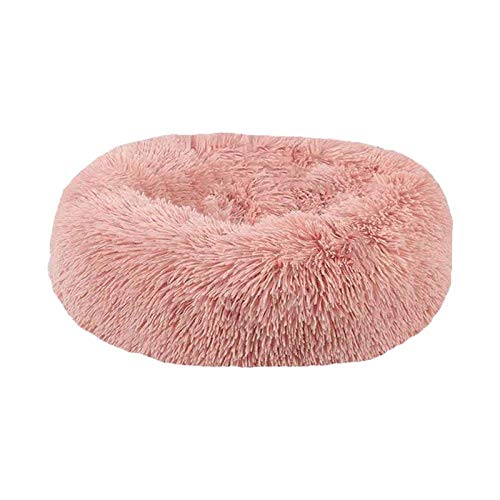 Gulunmun Runde Lange Plüsch Hund Towser Matratze Katze Schlaf Nest Sofa Haustiere Bett Cattery Big Dogs Kissen Petshop Produkte XL-5XL-pink_4XL_110x110CM von Gulunmun