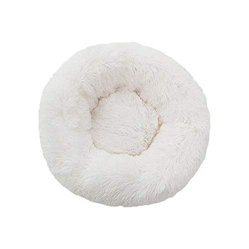 Gulunmun Runde Lange Plüsch Hund Towser Matratze Katze Schlaf Nest Sofa Haustiere Bett Cattery Big Dogs Kissen Petshop Produkte XL-5XL-white_4XL_110x110CM von Gulunmun