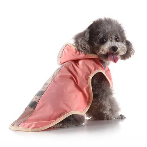 Gulunmun Transparente Regenkleidung,Regenmantel Für Hunde,Leichter Wasserdichter Mantel Für Haustiermantel,Kleine Katze,Chihuahua,Teddy,Overall,8,4XL von Gulunmun