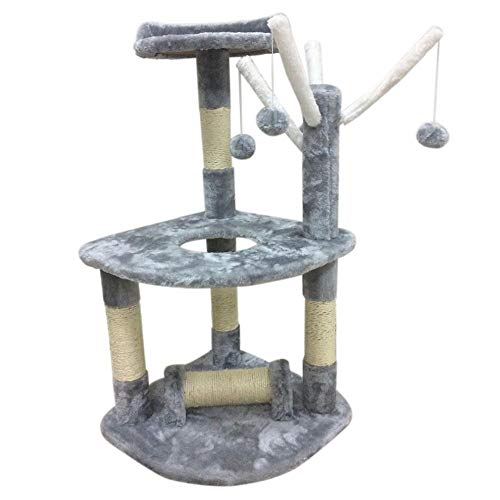 Gulunmun Universal 92 cm Wohnmöbel Durable Cat Pet Klettern Baum Katze Spielen Spielzeug Baum Natürliche Kratzbaum Turm Eigentumswohnung Möbel von Gulunmun