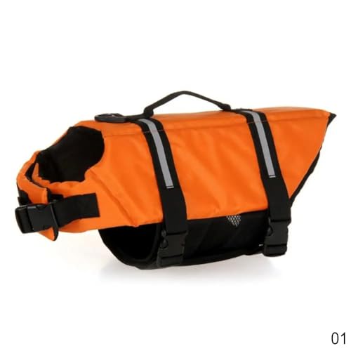 Hund Schwimmweste Westen Outdoor Haustier Hund Tuch Float Welpen Rettungs Schwimmen Tragen Sicherheit Kleidung Weste Schwimmweste Für Hunde,1,S von Gulunmun