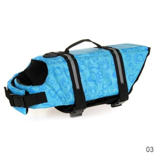 Hund Schwimmweste Westen Outdoor Haustier Hund Tuch Float Welpen Rettungs Schwimmen Tragen Sicherheit Kleidung Weste Schwimmweste Für Hunde,5,S von Gulunmun