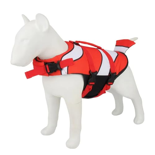 Hunde-Schwimmweste,Badeanzug,Schwimmweste,Sommer,Welpen,Schwimmmantel,Kleidung,Haustier-Schwimmweste,Linie 1,XS von Gulunmun