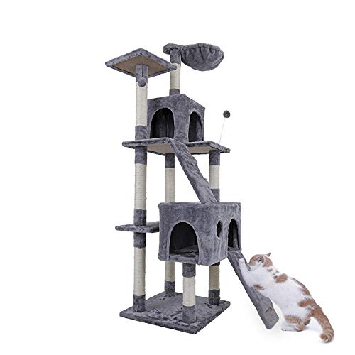 Kratzbaum Grosse Katzen 4 Art Katzenspielzeug Kratzbaum Katze Holz Kletterbaum Springen Trainingsrahmen Katzenmöbel Katzenhaus Eigentumswohnung von Gulunmun