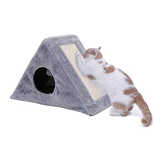 Kratzbaum Grosse Katzen Kletterbaum Stabiler H110Cm Katzenspielzeug Kätzchen Haus Kratzbaum Holz Klettern Kratzbaum Pet Home Katze Luxus Springrahmen Furniture-Awj0421-H_M__ von Gulunmun