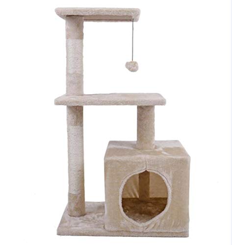 Kratzbaum Turm Möbel Kätzchen Spielhaus Sisal Kratzbäume Katze springen Plattformen mit weichen Mat L__ von Gulunmun