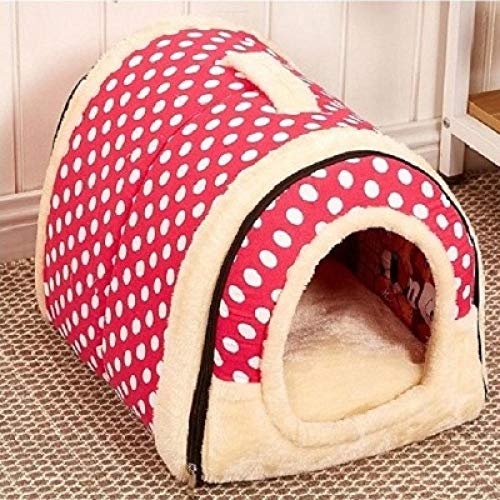 Multifuctional Hundehaus Nest Mit Matte Faltbare Haustier Hundebett Katze Bett Haus Für Kleine Mittlere Hunde Reise Haustierbett Tasche-E M von Gulunmun