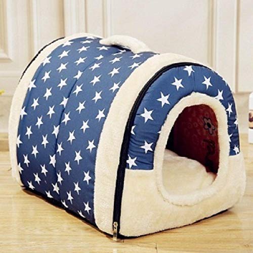 Neue Hundehütte Zwingernest Matte Faltbare Haustier Hund Tasche Haus Katze Bett Für Kleine Mittlere Hunde reiseträger Haustier Bett Tasche Sofa Produkt-Hellgrün M 45x35x35 cm von Gulunmun