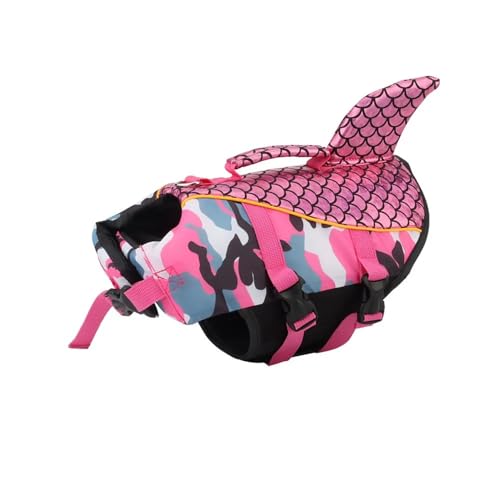 Reflektierende Schwimmweste Für Hunde,Schwimmweste,Hundebadeanzug,Outdoor-Wasser-Pool-Kleidung,Haustier-Badebekleidung,Rose,XL von Gulunmun