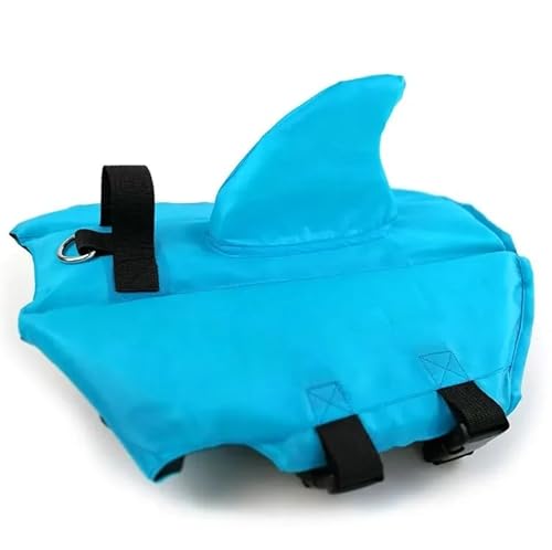 Rettungsschwimmer-Hundeschwimmweste,Rettungsweste,Geschirr,Schwimmender Preserver-Badeanzug,Sicherheit,Haustier-Sommerkleidung Für Schwimmbad,Blau,L von Gulunmun