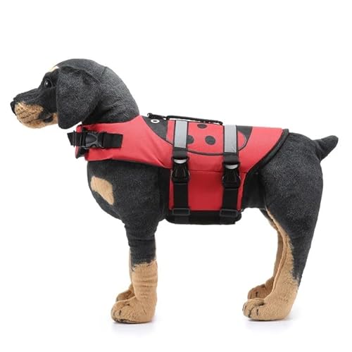 Sommer-Schwimmweste Für Hunde,Badeanzug Für Hunde,Reflektierender Badeanzug,Kleidung Für Hundebedarf,10,L 22–35 kg,Brustumfang 69–80 von Gulunmun