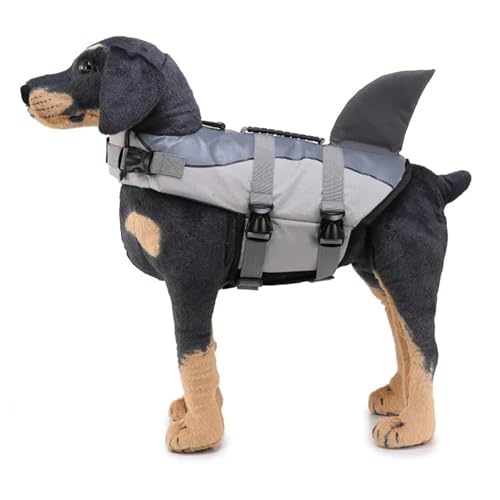 Sommer-Schwimmweste Für Hunde,Badeanzug Für Hunde,Reflektierender Badeanzug,Kleidung Für Hundebedarf,3,M 10–20 kg,Brustumfang 52–62 von Gulunmun