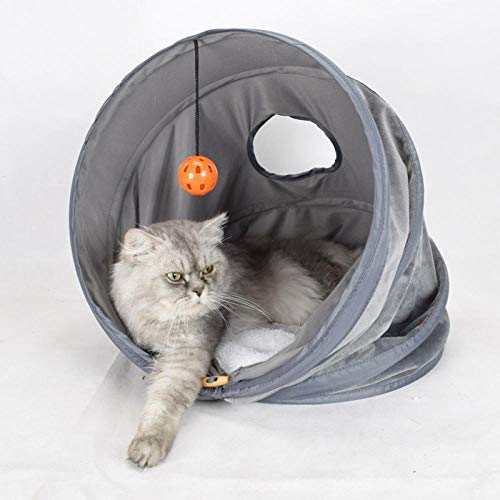 Tunnel Für Katzen Kleintierspielzeug Neue Multifunktionale Cat Safe Tunnel Spielzeug Für Die Lösung Von Langeweile Interessante Cat Bucket House Mit Ball Für Gatos von Gulunmun