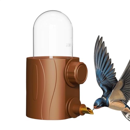 Automatic Bird Drinker, 250ml Water Feeder Bottle, Pet Cage Drinking Container, Bird Hydration Accessory for Cage Use, Hanging Supplies, Feeding Accessories von Gungtj