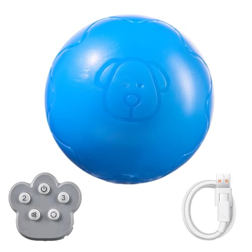 Automatische Rollbälle, sicheres Hundespielzeug, bissfeste Bälle, interaktives Hundespielzeug, Welpenspielspielzeug, lustiges Haustierspielzeug, rollendes Hundespielzeug, interaktives Spielzeug für von Gungtj