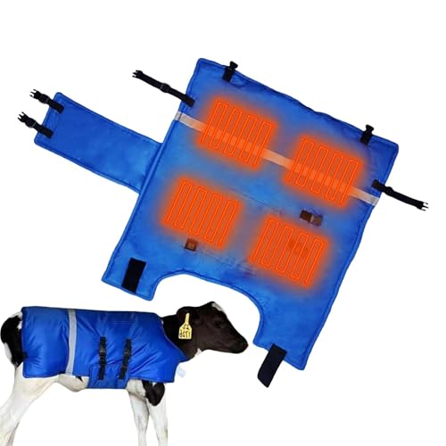 Calf Blanket, Warm Blanket for Calves, Calf Blanket for Cold Weather, Calf Cow Winter Clothes, Windproof Calf Cover, Calf Blanket Suitable Use for Freezing Temperatures von Gungtj