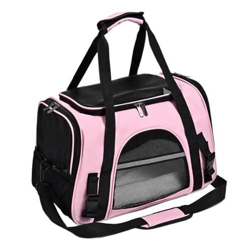 Cat Carrier, Cat Travel Carrier, Pet Bag, Pet Shoulder Carriers, Portable Puppy Carrier, Small Cat Carrying Bag, Portable Kitten Carrier, Small Carrying Bag, Shoulder Carrying Bag 44x29x26cm for Pets von Gungtj