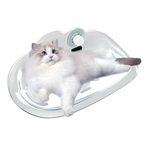 Cat Window Perch, Suction Cup Window Hammock for Cats, Cat Beds for Indoor Cats, Shock Proof Cat Perch, Cat Window Sill Perch, Sunbathing Cat Hammock, Indoor Cat Bed with Suction Cups, von Gungtj