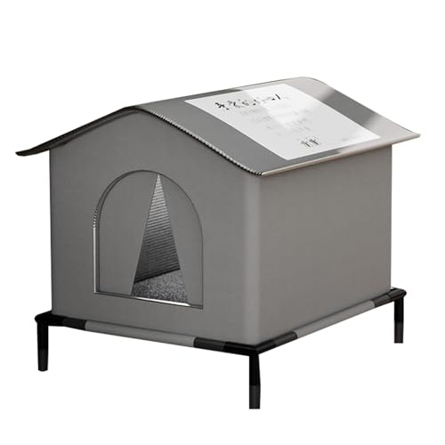 Feral Cat Shelter, Weatherproof Cat House, Outdoor Cat Enclosure, Insulated Cat House, Waterproof Pet Tent, Multiple Cats Shelter, Cozy Cat House, Durable Outdoor Shelter, von Gungtj