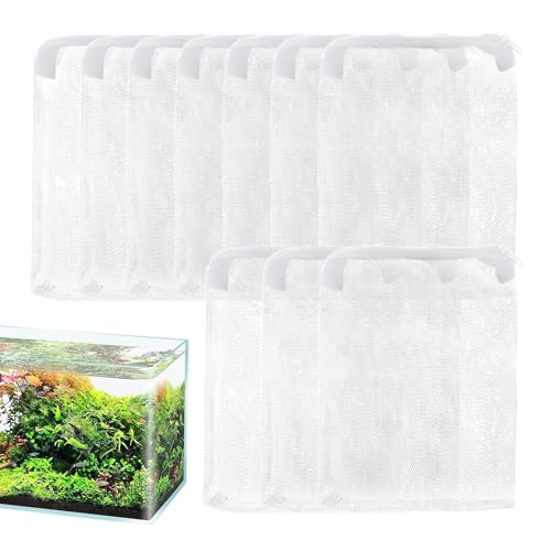 Gungtj Aquarium-Filtertasche | Wiederverwendbarer Filter für Aquarien, feines Netz, wiederverwendbare Netz-Filterbeutel für Aquarium, Fischtank, Fischschale von Gungtj