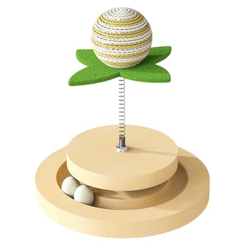 Gungtj Cat Toys, Professional Indoor Cat Toys, Sisal Interactive Cat Toy, Kitten Toys, Automatic Interactive Pet Toy, Automatic Toy for Cats, Cat Play Ball 18x49cm for Cats Lover von Gungtj