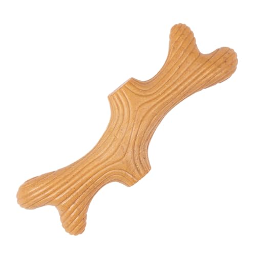 Gungtj Dog Toys for Aggressive Chewers, Wooden Bread Knot Bite-Resistant Toys, Teething Dog Toys, Tough Puppy Chew Toys, Cute Dog Toys for Small Dogs, Bite-Resistant Dog Toys, Wooden Dog Chew Toys von Gungtj