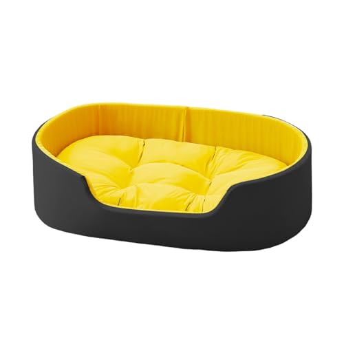 Gungtj Hundebett, Katzen-Schlafmatte, Haustierzubehör, bequemes Kissen, für alle Jahreszeiten geeignet, waschbarer Bezug, stützendes Design, leicht, platzsparend, stilvolle Dekoration, bequemes von Gungtj