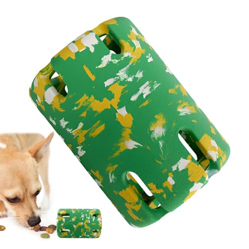 Gungtj Hundespielzeug aus Gummi, Tennisbecher, Puzzle, Kauspielzeug für Hunde, interaktives Hundespielzeug, Hundespielzeug, Tennis-Trommel-Puzzle-Spielzeug für kleine Welpen von Gungtj