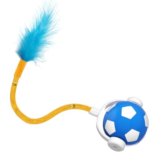 Gungtj Interaktiver Katzenball, Smart Moving Ball, Kätzchen Übungsspielzeug, Wiederaufladbarer Katzenball, Katzenspielzeug Ball, Haustier Übungsball, Bewegliches Haustierspielzeug, Automatischer von Gungtj