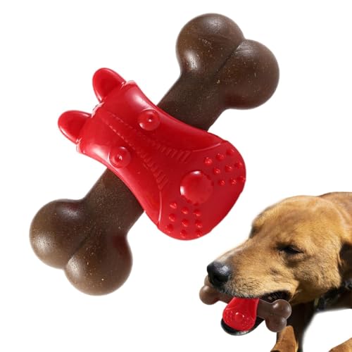 Gungtj Kauspielzeug für Hunde, Hundeknochen-Kauspielzeug, Zähes Hundeknochenspielzeug zur Zahnreinigung mit konvexen Spitzen, Puzzle-Spielzeug für Hunde, Slow Feeder, Kauspielzeug für Hunde, von Gungtj