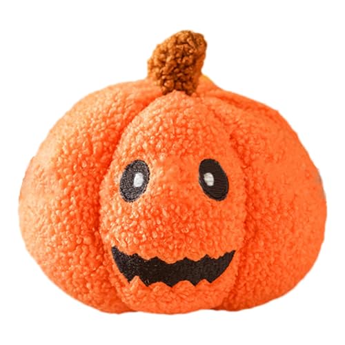 Gungtj Pumpkin Squeaky Toy, Plush Dog Toy, Chew Toy for Dogs, Cute Halloween Pillow, Squeaky Pumpkin Toy, Soft Plush Pumpkin Pillow, Pumpkin Dog Toy, Pumpkin Plush Pillow 15x15cm for Pets von Gungtj