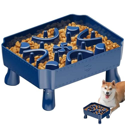 Gungtj Slow Feeder Hundenäpfe | 2 in 1 Pet Slow Food Eimer - Rutschfester gesunder Fressnapf, Hundeanreicherung Spielzeug zur geistigen Bereicherung für Hunde von Gungtj