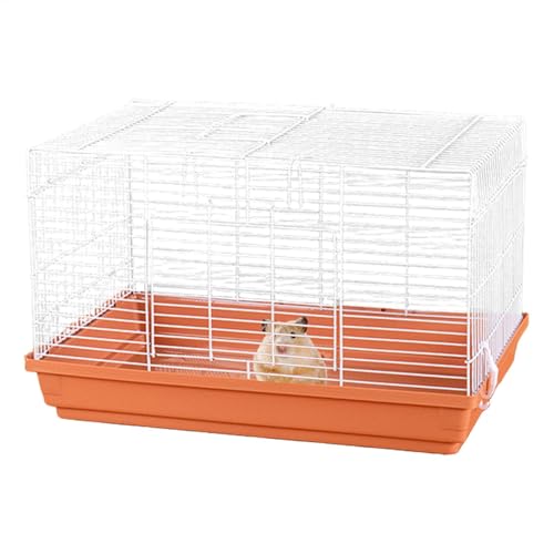 Hamster House, Portable Gerbil Home, Small Animal Habitat, Detachable Bottom, Ventilated Pet Cage, Pet Cage Accessories for Sleeping, 18.5x11.81x11.81 inches von Gungtj