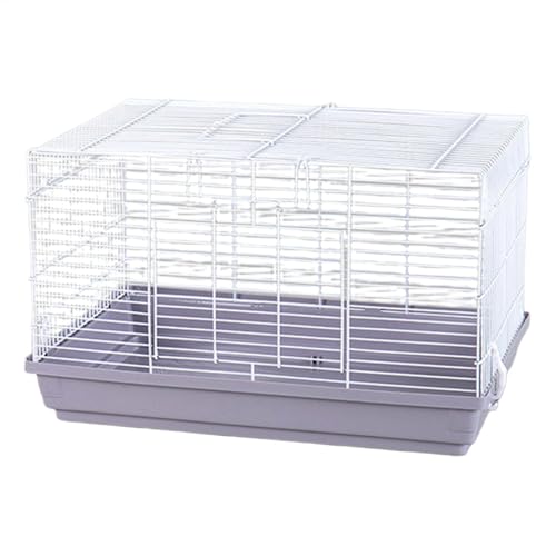 Hamster House, Portable Gerbil Home, Small Animal Habitat, Detachable Bottom, Ventilated Pet Cage, Pet Cage Accessories for Sleeping, 18.5x11.81x11.81 inches von Gungtj