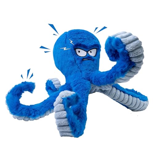 Octopus Dog Toy, Soft Squeaky Chew Toy, 14.49x3.94x3.94 Inches Teething Plaything Puppies, Interactive Training Accessory, Indoor Outdoor Throwing Fun for Beach Garden Home Use Octopus Dog Toy, Soft Squeaky Chew Toy, 14.49x3.94x3.94 Inches Teething Plaything Puppies, Interactive Training Accessory, Indoor Outdoor Throwing Fun for Beach Garden Home Use von Gungtj
