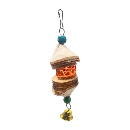 Parrots Chewing Toys, Hangable Parakeet Bite Supplies, Parrots Chewing Hanging Toy for Cockatiels Conures Love Birds Finches, 5.91x1.57 Inches, Beak Health von Gungtj