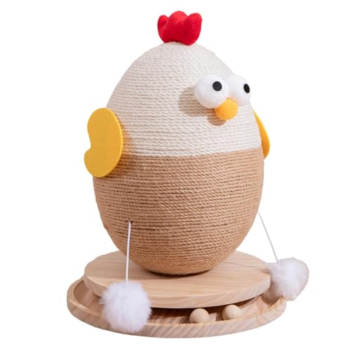 Sisal Cat Claw Scratcher Posts, Indoor Rooster Scratcher Toy, Ideal for Small and Medium Cats, Sisal Material Sharpener for Claw Maintenance, Great for Kittens and Playful Cats at Home von Gungtj