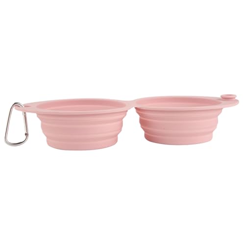 Tragbarer Wassernapf für Hunde, 2-in-1-Futterschale, faltbares Futternapf, leichtes Reisezubehör, Material, perfekt für Camping, Wandern oder Haustiere unterwegs, 30 x 13,4 x 5 cm Tragbarer Wassernapf für Hunde, 2-in-1-Futterschale, faltbares Futternapf, leichtes Reisezubehör, Material, perfekt für Camping, Wandern oder Haustiere unterwegs, 30 x 13,4 x 5 cm von Gungtj