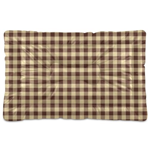 GuoChe Buffalo Check Pet Kennel Pad Washable Dog Blanket Anti-Rutsch Pet Bed for Small Medium Large Breed von GuoChe